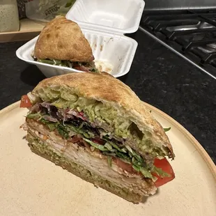 Turkey Pesto Sandwich