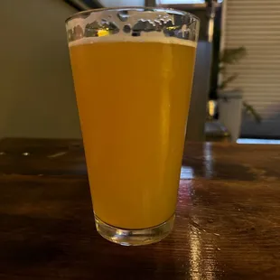 a glass of orange juice