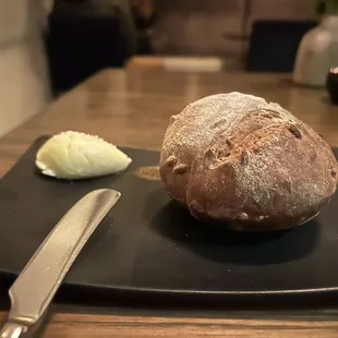 Bread service (farro sourdough)