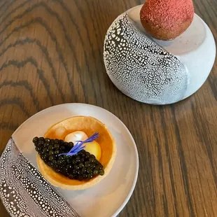 a plate of food on a table