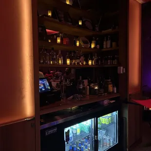 Back of the bar