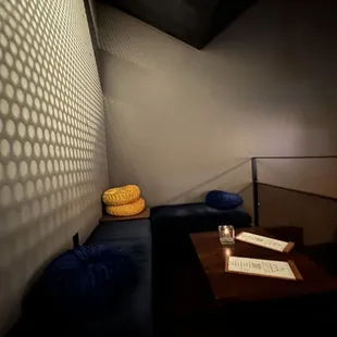 Secluded Corner for private cocktails!
