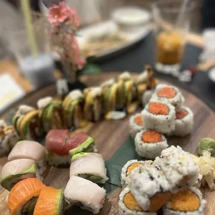 food, sushi and sashimi, sushi, sashimi