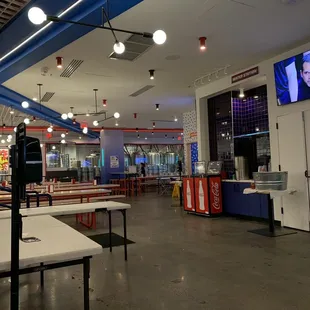 Inside of the restaurant