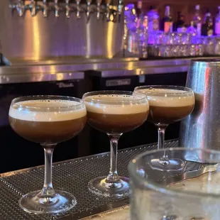 3 espresso martinis