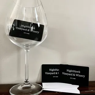 Gift Cards available for purchase in the tasting room!