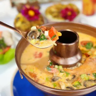 TOM KHA CHICKEN POT