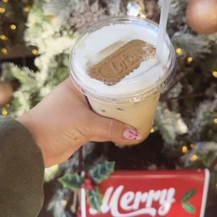 Biscoff cookie butter latte
