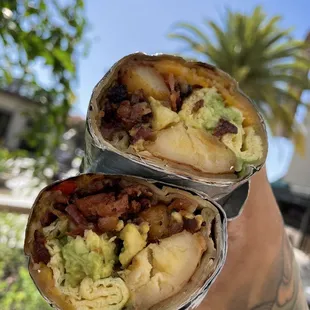 Cali Bacon Burrito