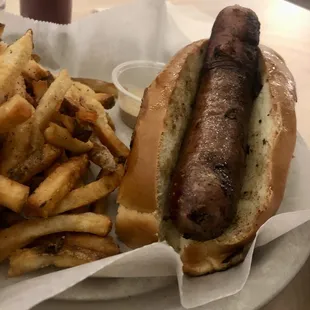 Smoked brat!