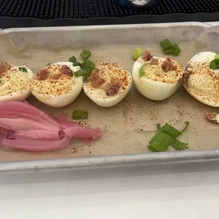 Smoked Deviled Eggs