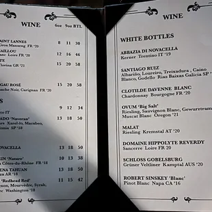 Drink Menu 2