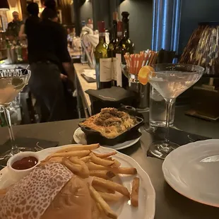 Smash burger / mac n cheese