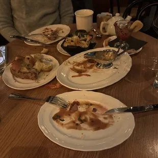 The food we finished