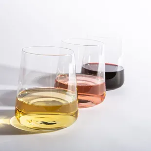 three glasses of wine