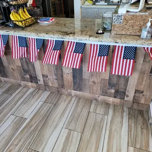 Great place on 4th of July.  Had to get my donuts celebrating our country, freedom and those who came before us.