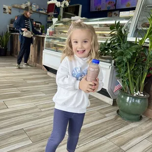 Can't go wrong with chocolate milk!