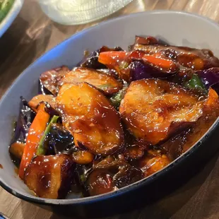 Spicy Garlic Eggplant