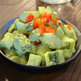 Garlic Cucumber Salad