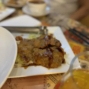 Puffy beef country steak
