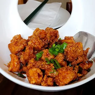 Szechuan Popcorn Chicken