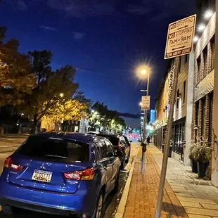 Street Parking in front of restaurant (11.30.22)