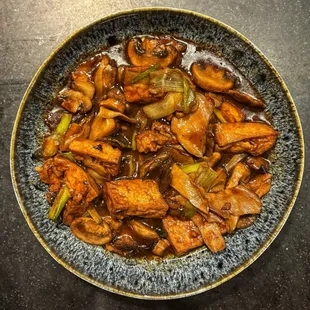 Triple Mushroom Tofu Pot