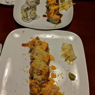 Boston Roll, Spicy Santa Roll, and the Outstanding Roll