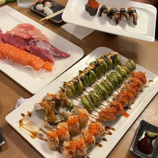 sashimi, food, sushi, sushi and sashimi