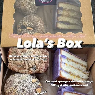 Features: Blueberry coffee cake, Chocolate pan de sal &amp; coconut sponge cake!