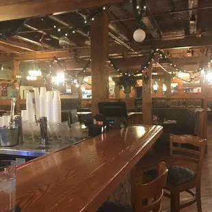 Inside on a Saturday evening, lol!!! Everyone is in the nightclub!!!!