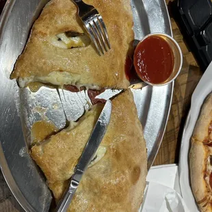 Huge calzone