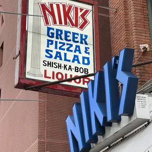 a neon sign for a restaurant