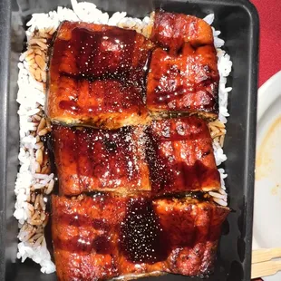 bbq eel and rice