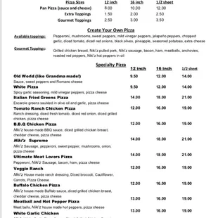 Menu 4 as of 02.20.2019