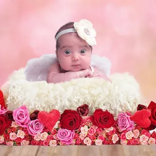 Baby Cupid Valentines day session