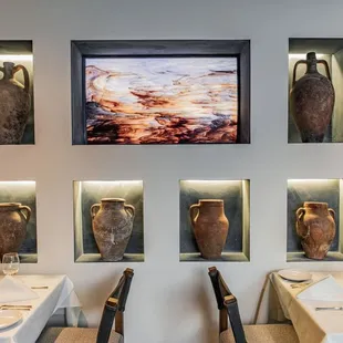 interior, sushi and sashimi