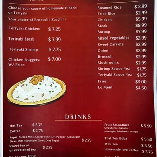 Nikki Japanese new menu.