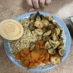 Shrimp &amp; 'shrooms