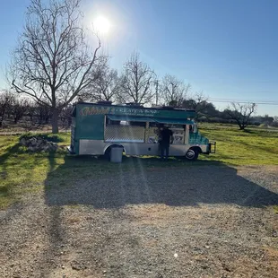 Truck at private event