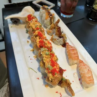 sushi and sashimi, sashimi, sushi, food