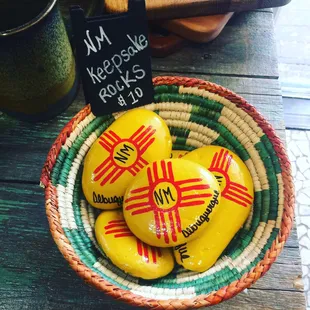 Local hand painted keepsake rocks