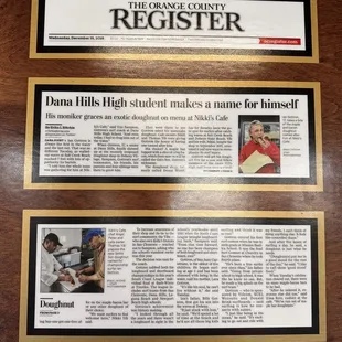 Local media recognized for the maple bacon bar.