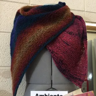 Yarn dyed in house, Yarn Along The Rockies 2017 pattern. We can teach you this here.