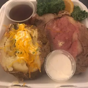 Prime rib weekend - perfectly done!