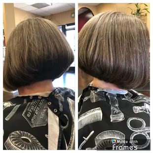 Bob cut done by Amy !