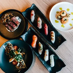 food, sushi and sashimi, sashimi, sushi