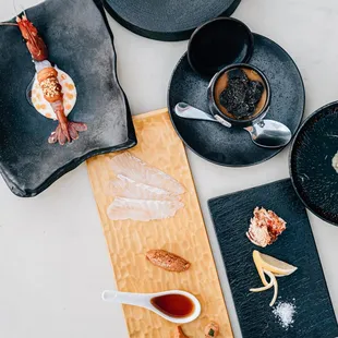 sushi and sashimi, food