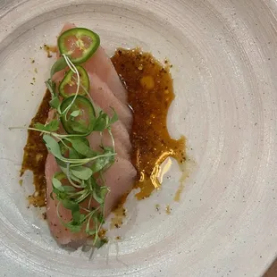 Smoked Hamachi Carpaccio