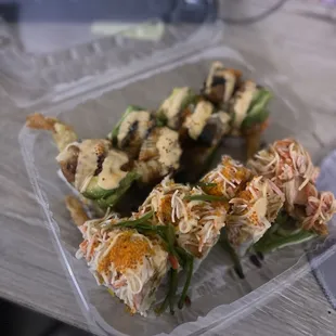 OMG Roll (Top), Crazy Roll (Bottom)